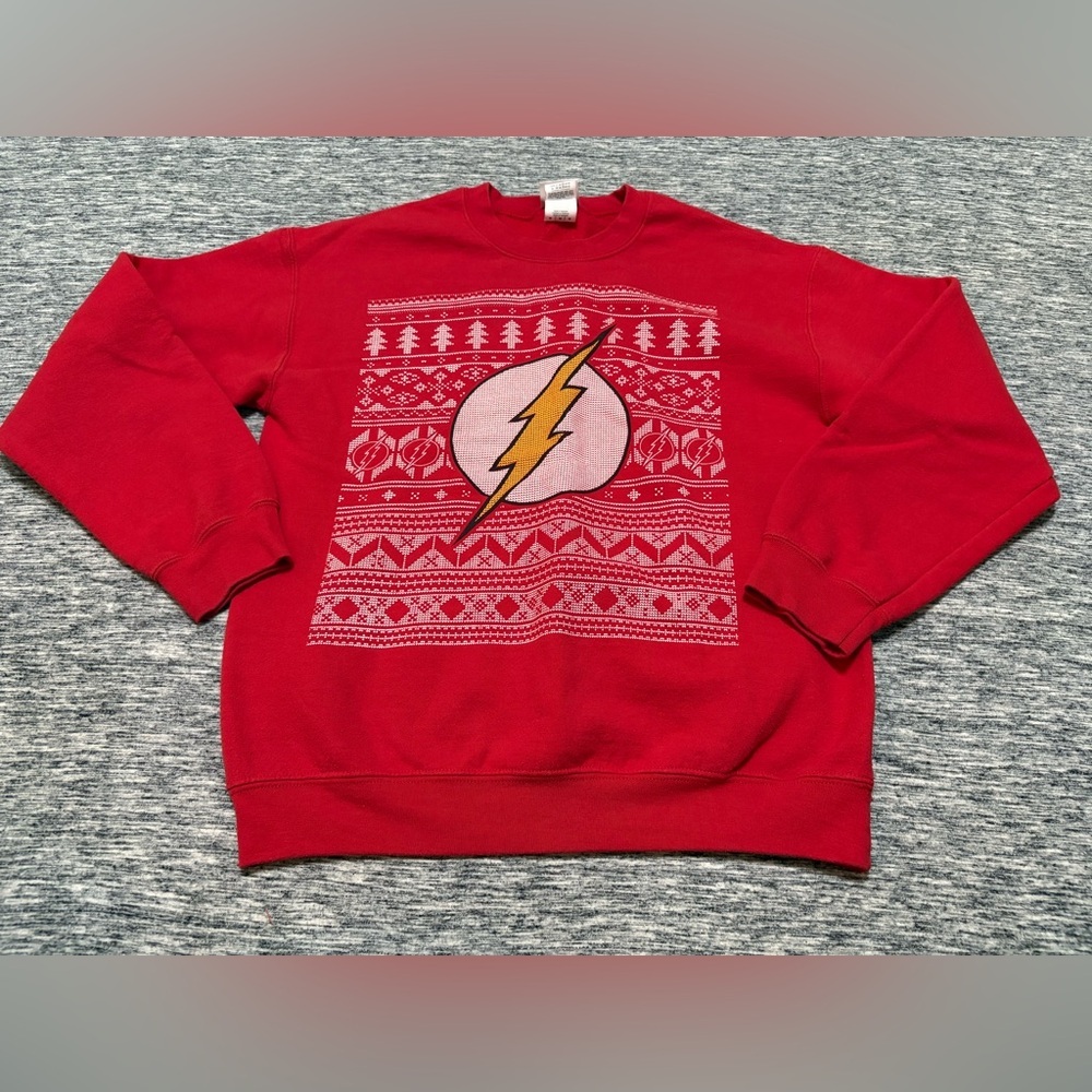 Men’s Medium The Flash Christmas Crewneck